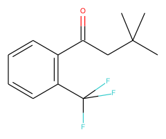 3,3-dimethyl-2'-trifluoromethylbutyrophenone