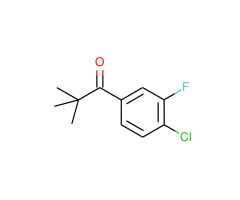 4'-chloro-2,2-dimethyl-3'-fluoropropiophenone