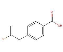 4-(2-bromo-2-propenyl)benzoic acid