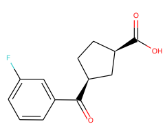 cis-3-(3-Fluorobenzoyl)cyclopentane-1-carboxylic acid