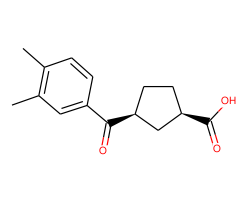 cis-3-(3,4-dimethylbenzoyl)cyclopentane-1-carboxylic acid