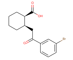 cis-2-[2-(3-bromophenyl)-2-oxoethyl]cyclohexane-1-carboxylic acid