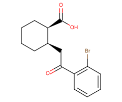 cis-2-[2-(2-bromophenyl)-2-oxoethyl]cyclohexane-1-carboxylic acid