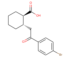 trans-2-[2-(4-Bromophenyl)-2-oxoethyl]cyclohexane-1-carboxylic acid