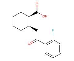 cis-2-[2-(2-fluorophenyl)-2-oxoethyl]cyclohexane-1-carboxylic acid