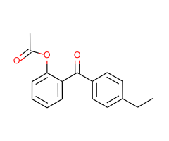 2-Acetoxy-4'-ethylbenzophenone