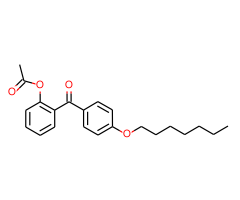 2-Acetoxy-4'-heptyloxybenzophenone