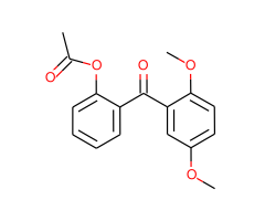 2-Acetoxy-2',5'-methoxybenzophenone