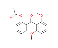 2-Acetoxy-2',6'-methoxybenzophenone