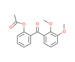 2-Acetoxy-2',3'-methoxybenzophenone