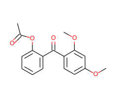 2-Acetoxy-2',4'-methoxybenzophenone