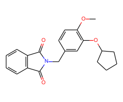 2-[[3-(Cyclopentyloxy)-4-methoxyphenyl]methyl]phthalimide