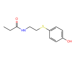 N-[2-(4-Hydroxyphenylsulfanyl)ethyl]propionamide