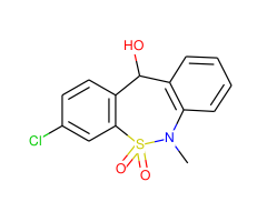 3-Chloro-6,11-dihydro-5,5-dioxo-11-hydroxy-6-methyldibenzo[c,f][1,2]thiazepine