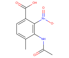 3-Acetamido-4-methyl-2-nitrobenzoic acid