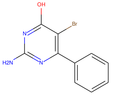 2-Amino-5-bromo-4-hydroxy-6-phenylpyrimidine