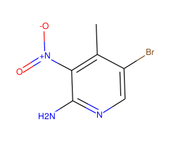 2-Amino-5-bromo-4-methyl-3-nitropyridine