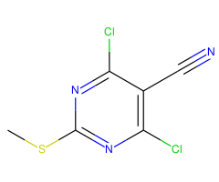 4,6-Dichloro-2-(methylthio)pyrimidine-5-carbonitrile