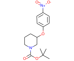 tert-Butyl 3-(4-Nitrophenoxy)tetrahydro-1(2H)-pyridinecarboxylate