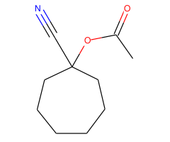 1-Cyanocycloheptyl acetate