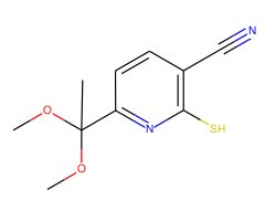 6-(1,1-Dimethoxy-ethyl)-2-mercapto-nicotinonitrile