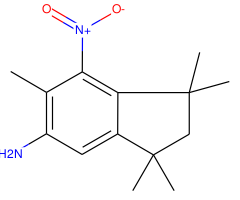 1,1,3,3,6-Pentamethyl-7-nitro-5-indanamine