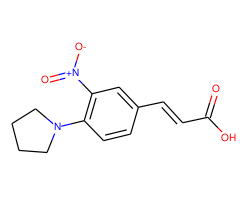 3-(3-Nitro-4-tetrahydro-1H-pyrrol-1-ylphenyl)acrylic acid