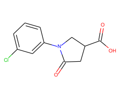 1-(3-Chlorophenyl)-5-oxopyrrolidine-3-carboxylic acid