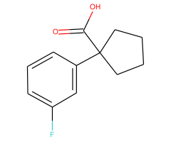 1-(3-Fluorophenyl)cyclopentanecarboxylic acid