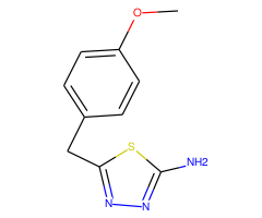 5-(4-Methoxy-benzyl)-[1,3,4]thiadiazol-2-ylamine