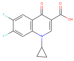 6,7-Difluoro-4-oxo-1-cyclopropyl-1,4-dihydro-quinoline-3-carboxylic acid