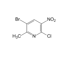 3-Bromo-6-chloro-2-methyl-5-nitropyridine