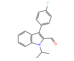 2-Formyl-3-(4-fluorophenyl)-1-N-isopropyl indole