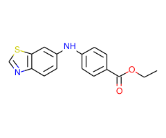 N-(4-Carbethoxyphenyl)-N-4-(6'-benzothiazole)amine