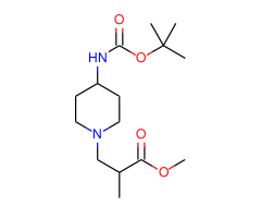 3-(4-Boc-amino-piperidin-1-yl)-2-methyl-propionic acid methyl ester