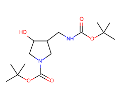 4-Boc-aminomethyl-3-hydroxy-1-N-Boc-pyrrolidine