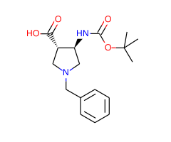 trans-4-Boc-Amino-1-Benzyl-pyrrolidine-3-carboxylic acid