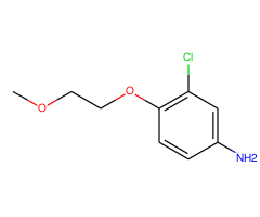 3-Chloro-4-(2-methoxy-ethoxy)-aniline