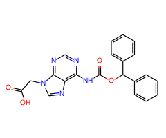 (6-Benzhydryloxycarbonylamino-purin-9-yl)-acetic acid