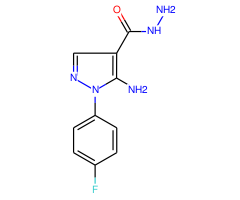 5-Amino-1-(4-fluorophenyl)-1H-pyrazole-4-carbohydrazide