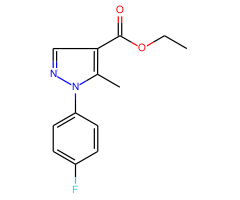 ETHYL 1-(4-FLUOROPHENYL)-5-METHYL-1H-PYRAZOLE-4-CARBOXYLATE