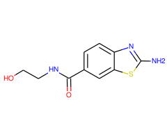 2-Amino-benzothiazole-6-carboxylic acid (2-hydroxy-ethyl)-amide