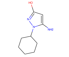 5-Amino-1-cyclohexyl-1 H -pyrazol-3-ol