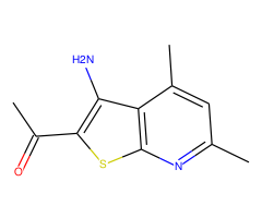 1-(3-Amino-4,6-dimethyl-thieno[2,3- b ]pyridin-2-yl)-ethanone