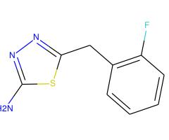 5-(2-Fluoro-benzyl)-[1,3,4]thiadiazol-2-ylamine