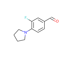 3-Fluoro-4-pyrrolidin-1-yl-benzaldehyde