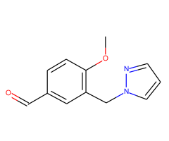 4-Methoxy-3-pyrazol-1-ylmethyl-benzaldehyde