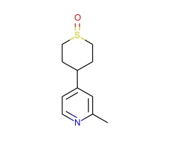 4-(2-Methylpyridin-4-yl)tetrahydro-2H-thiopyran 1-oxide