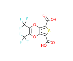 2,3-Bis-trifluoromethyl-thieno[3,4-b][1,4]dioxine-5,7-dicarboxylic acid