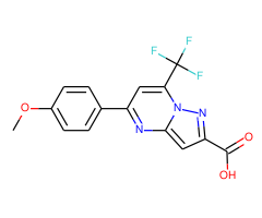 5-(4-Methoxy-phenyl)-7-trifluoromethyl-pyrazolo[1,5-a]pyrimidine-2-carboxylic acid